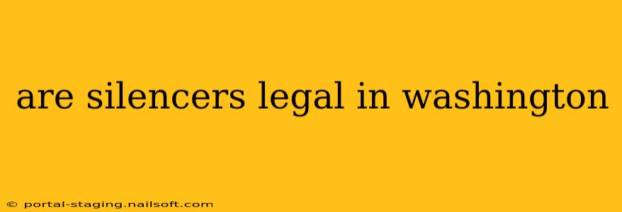 are silencers legal in washington