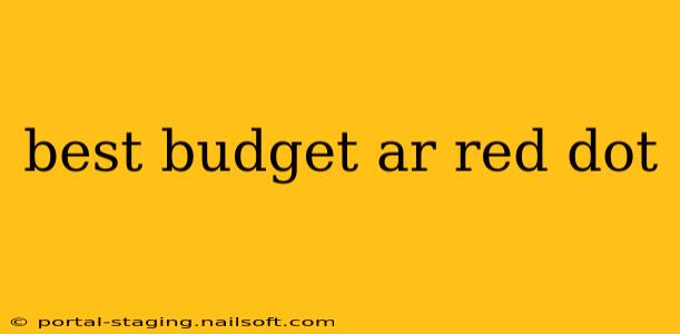 best budget ar red dot