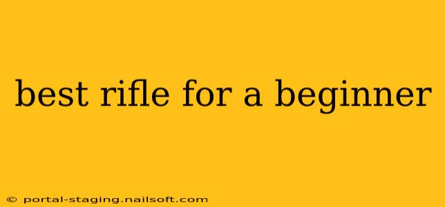 best rifle for a beginner