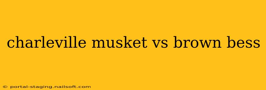 charleville musket vs brown bess