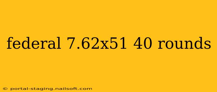 federal 7.62x51 40 rounds