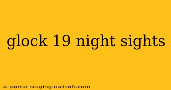 glock 19 night sights