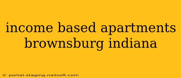 income based apartments brownsburg indiana