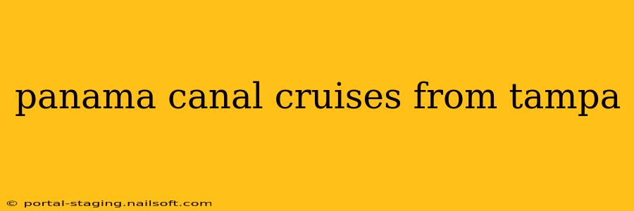 panama canal cruises from tampa